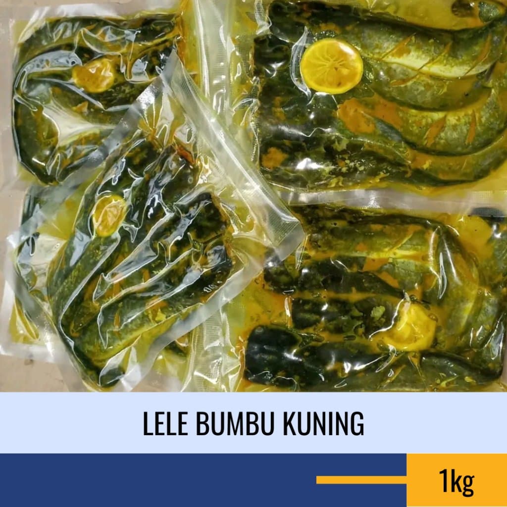Lele Bumbu Kuning Lengkuas | Lele Berbumbu Siap Masak | Lele Bumbu Kuning