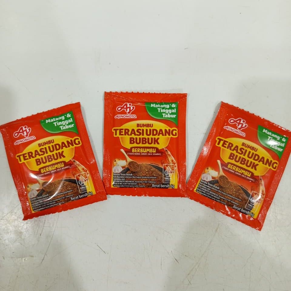 Ajinamoto Bumbu Terasi Udang Bubuk 6gr | Matang & Tinggal Tabur - foto 2