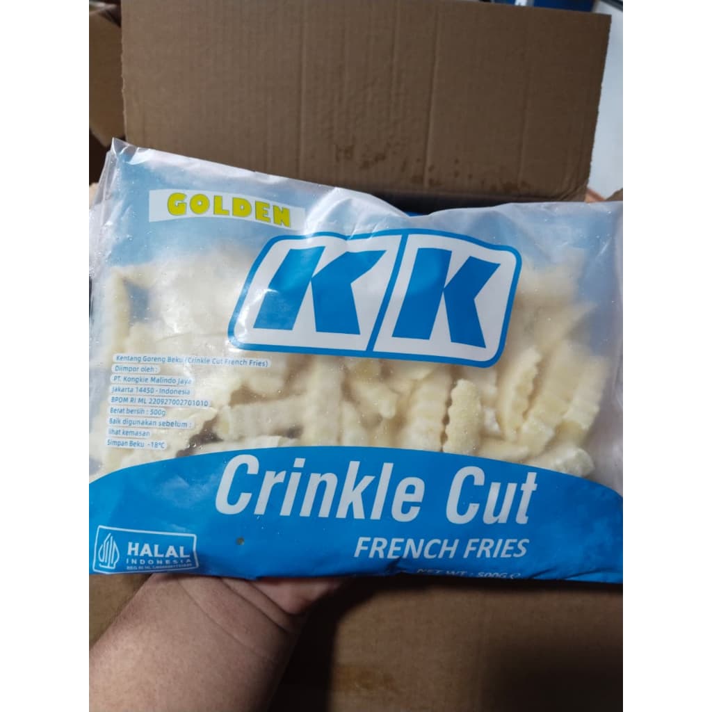 KK French Fries | KK Kentang Beku Kentang Shoestring Crinkle 500gr