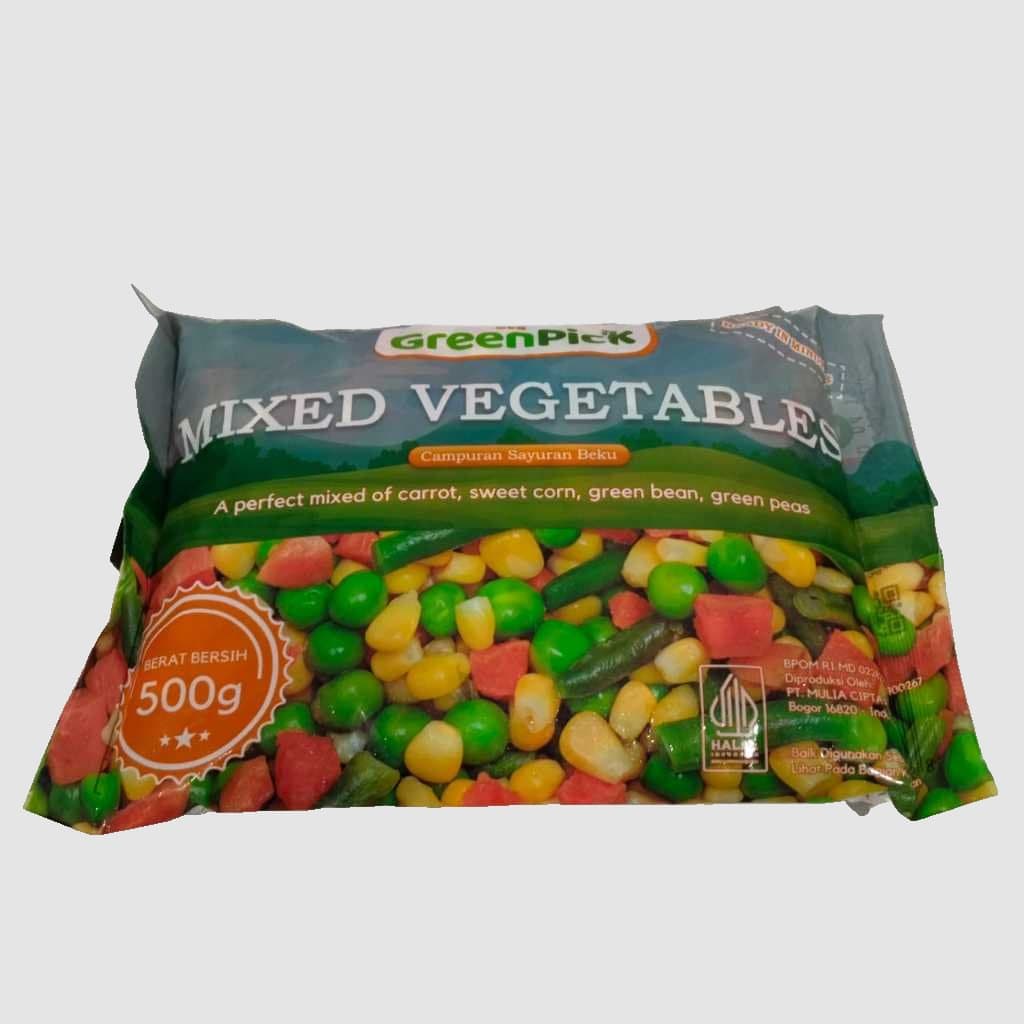 Greenpick Mix 4 Vegetables Sayur Beku 500gr - foto 2