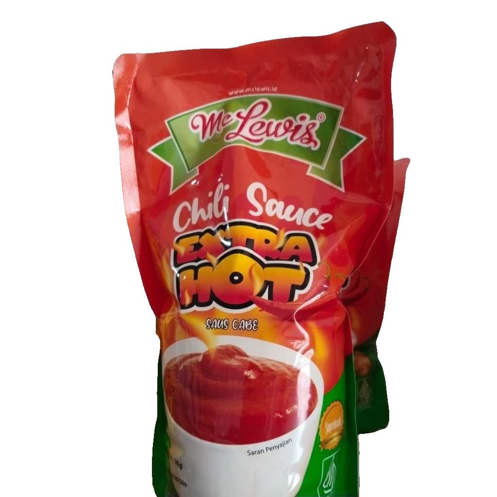 Mc Lewis Chili Saus Extra Hot Kemasan  1000gr - foto 3