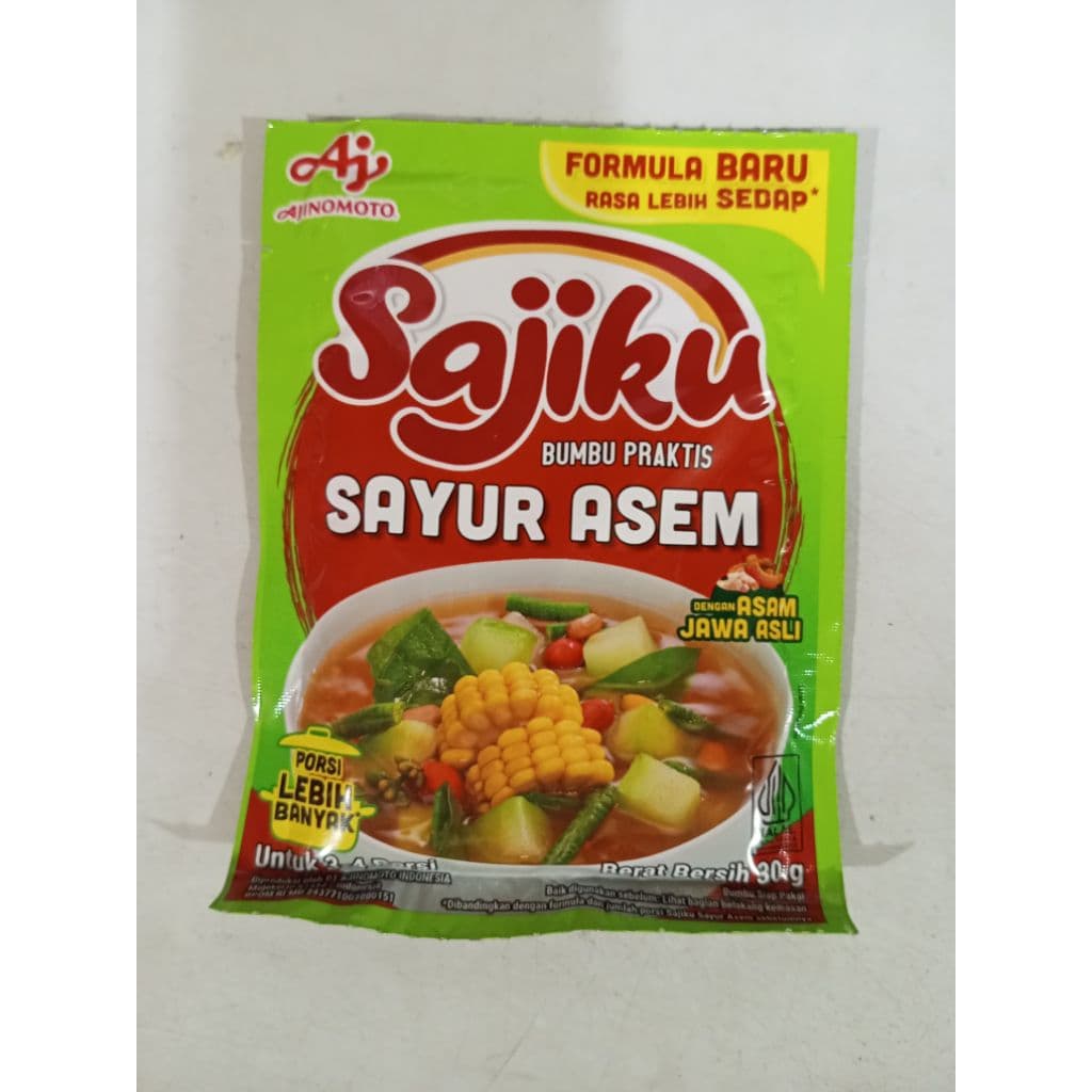 Sajiku Bumbu Sayur Sop  Capcay Sayur Asem Sachet 19ml - foto 4