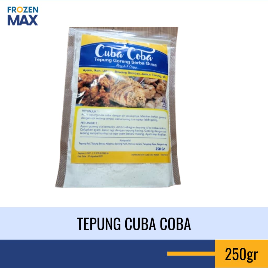 Tepung Cuba Coba - Tepung Goreng Serba Guna