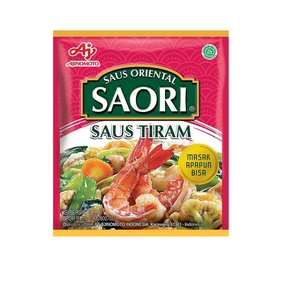 Aneka Rasa Saori Sachet 23ml - Saus Tiram, Teriyaki, Lada Hitam, Ayam Mentega - foto 2