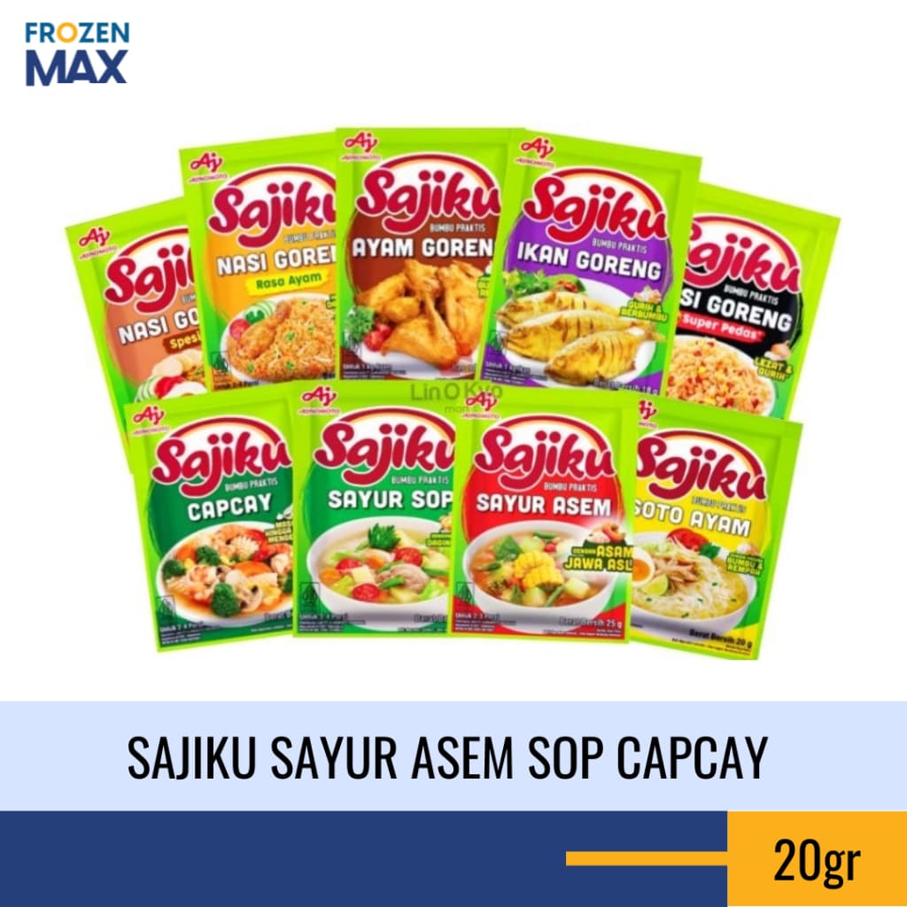Sajiku Bumbu Sayur Sop  Capcay Sayur Asem Sachet 19ml