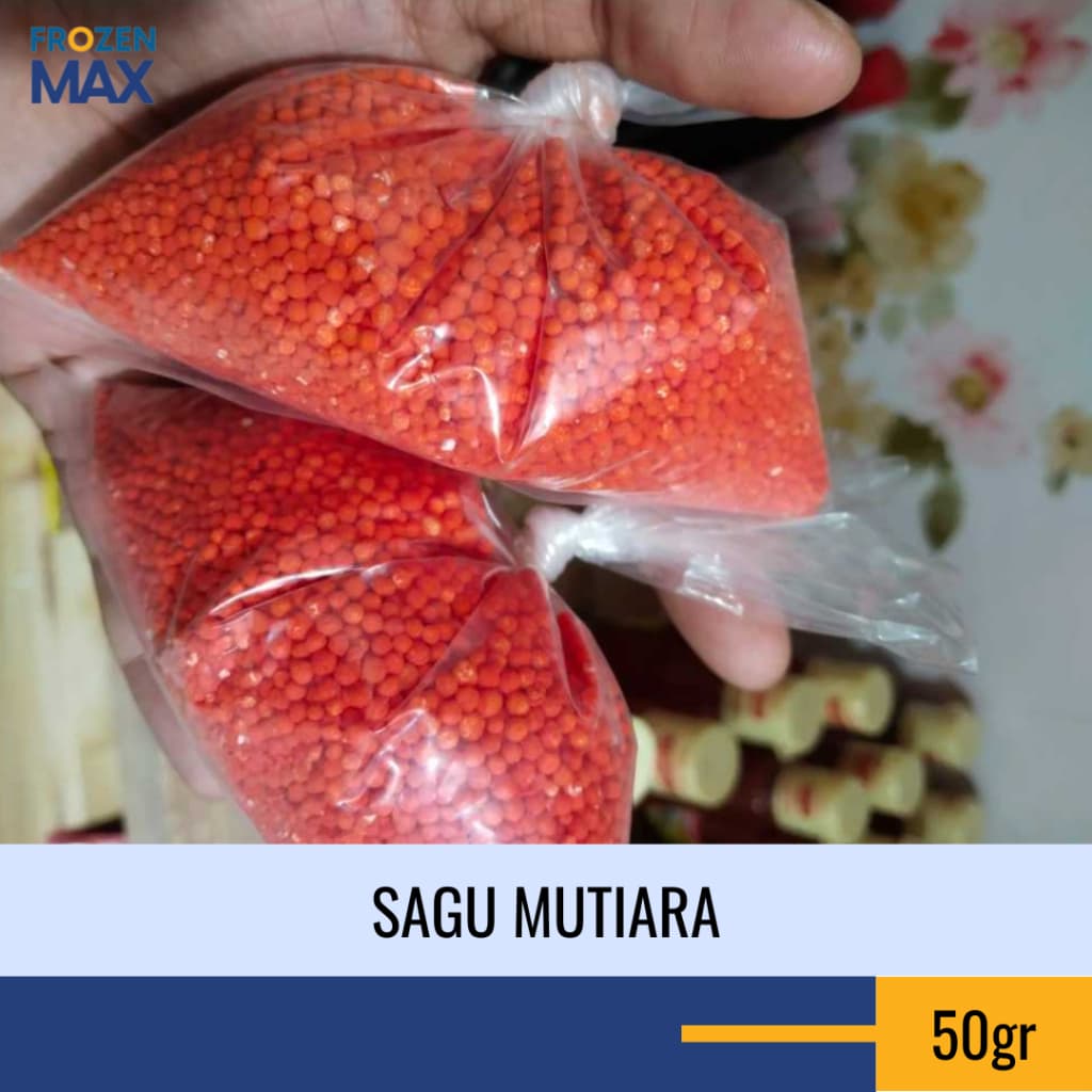 Sagu Mutiara Mata Ikan Ukuran Kecil Bahan Dimsum 50gr