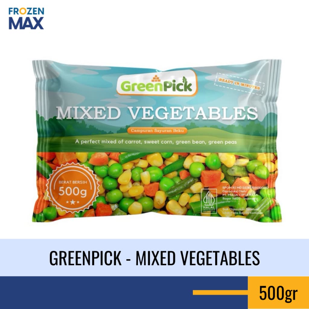 Greenpick Mix 4 Vegetables Sayur Beku 500gr