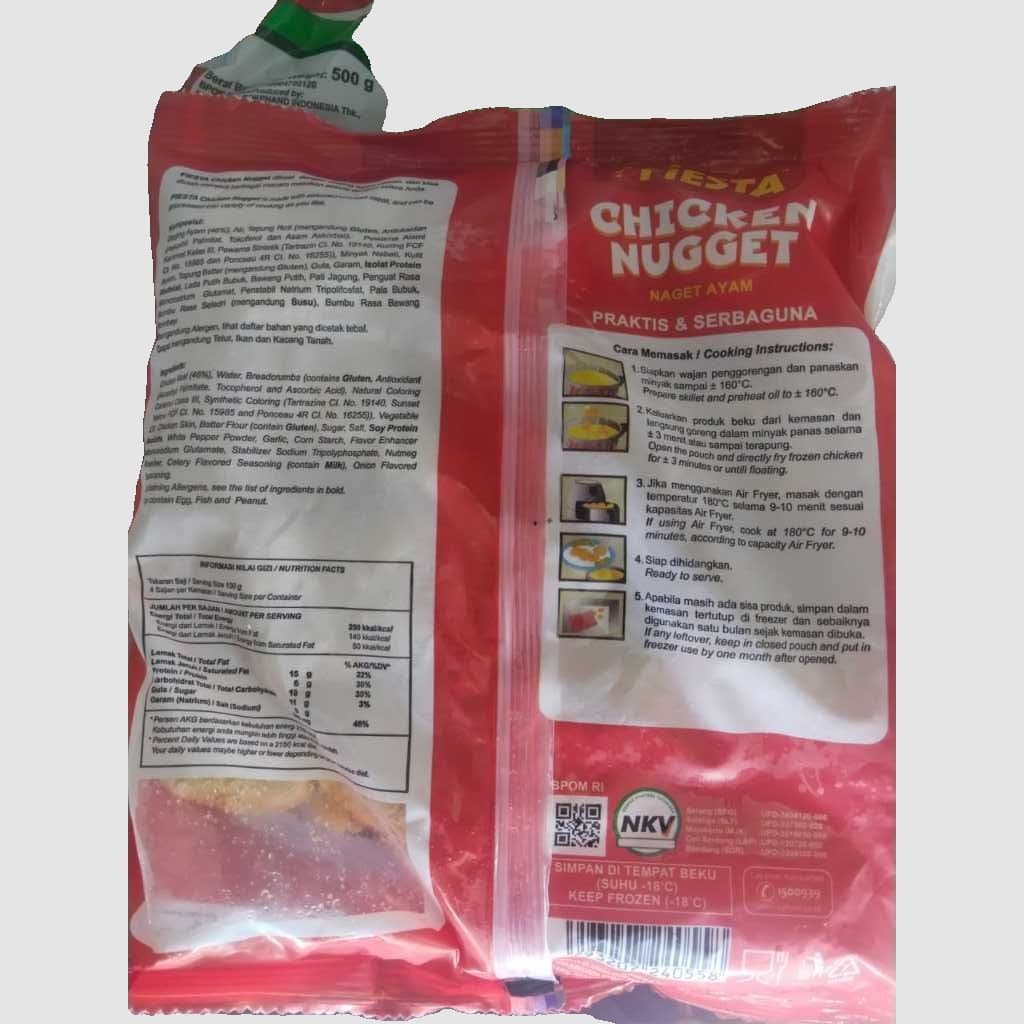 Fiesta Chicken Nugget | Naget ayam FIesta 400gr - foto 2
