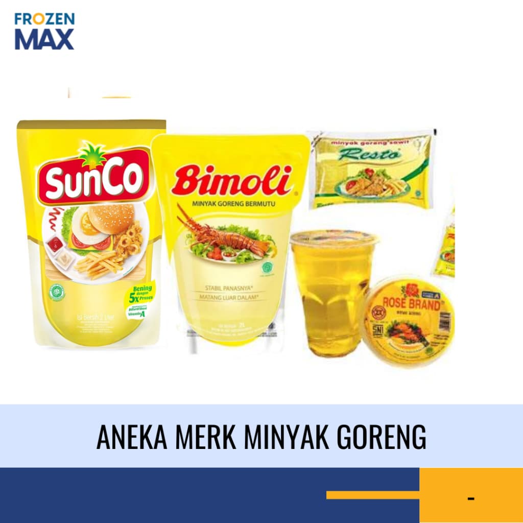 Aneka Merk Minyak Goreng - Minyak Makan 1L 2L