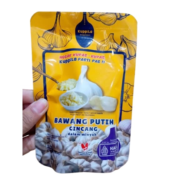 Kuppila Bawang Putih Cincang Dalam Minyak - Bawang Putih cincang
