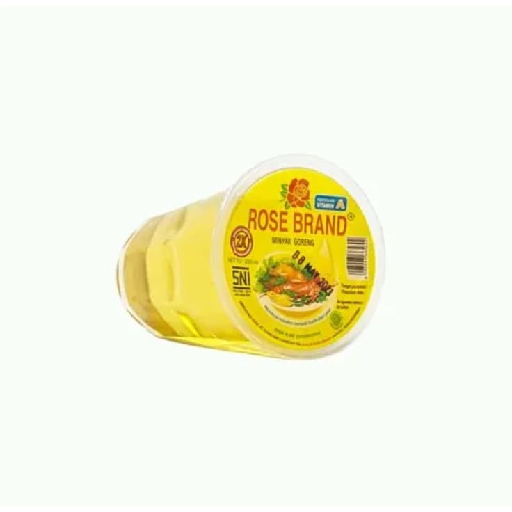 Minyak Goreng Rosebrand Gelas 220ml - Praktis, Ekonomis, Mudah Dibawa - foto 2
