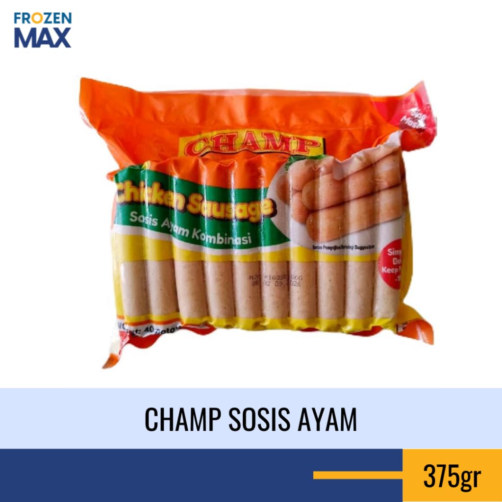 CHAMP Chicken Sausages (Sosis Ayam Kombinasi) 375gr / Segar