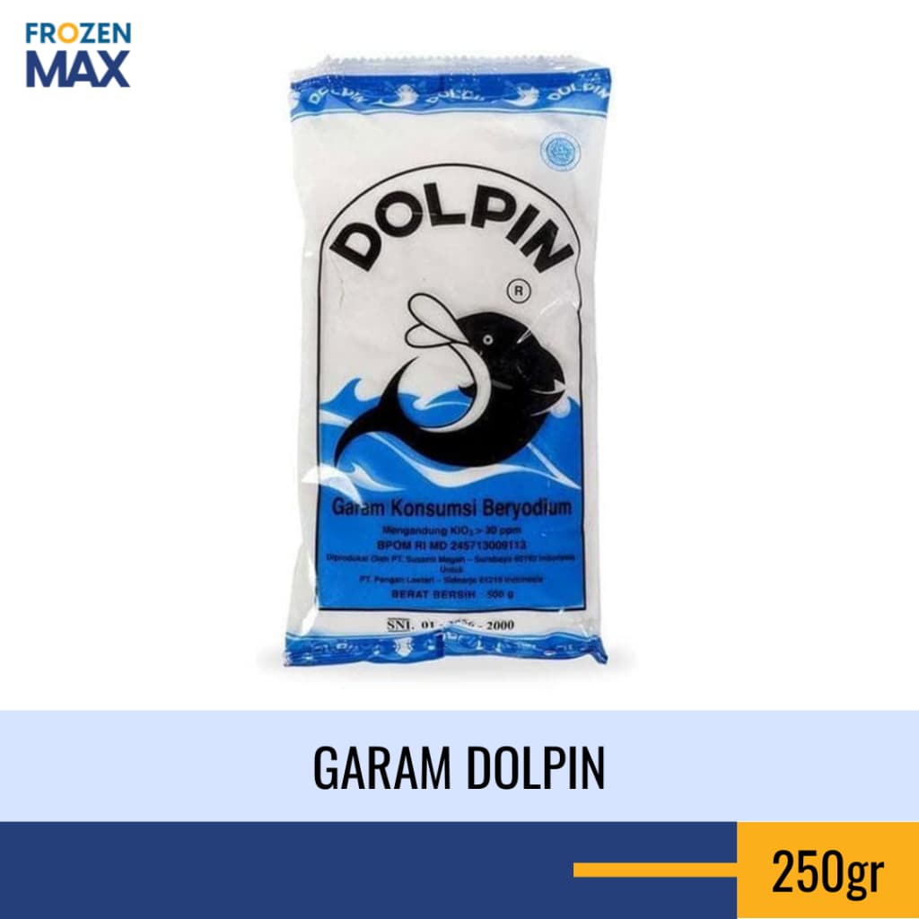 Dolpin Garam Dapur Beryodium 250gr