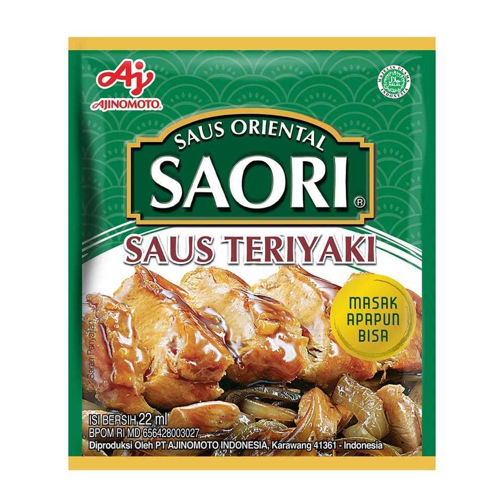 Aneka Rasa Saori Sachet 23ml - Saus Tiram, Teriyaki, Lada Hitam, Ayam Mentega - foto 3
