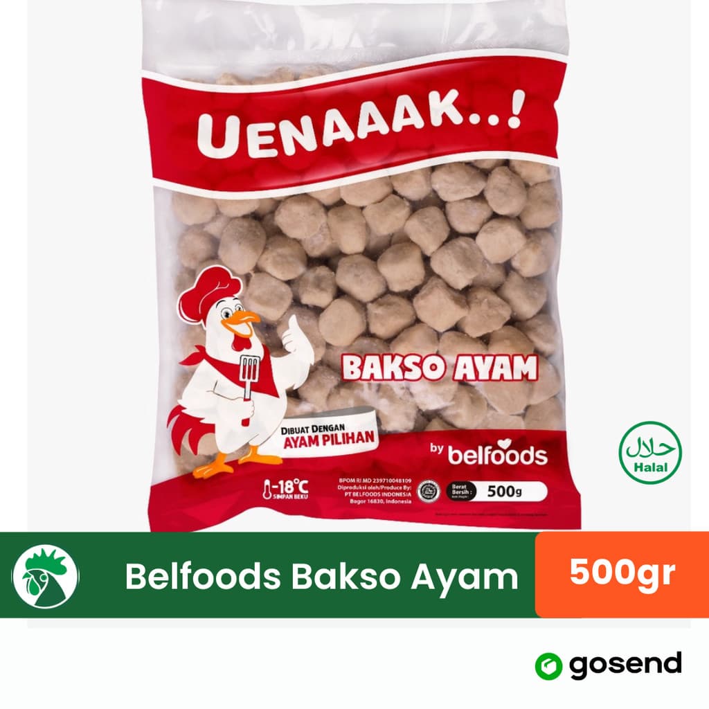 Bakso Ayam Uenaaak Belfoods 