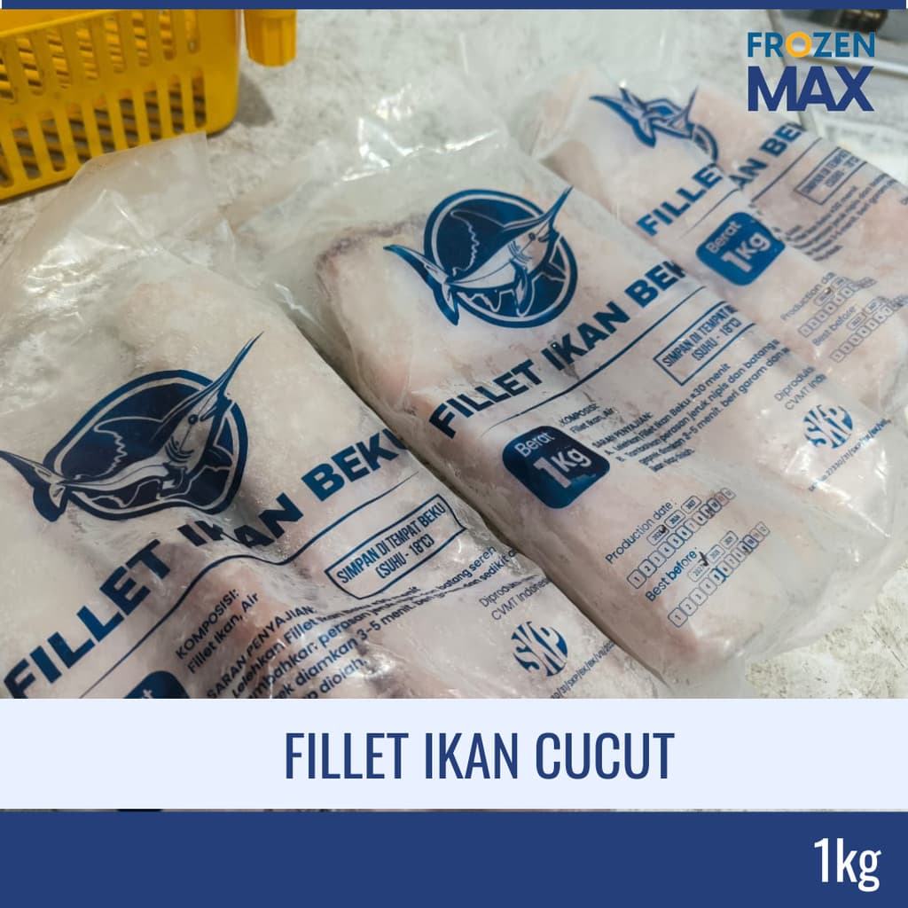 Ikan Cucut Fillet Boneless | Ikan Fillet 1kg