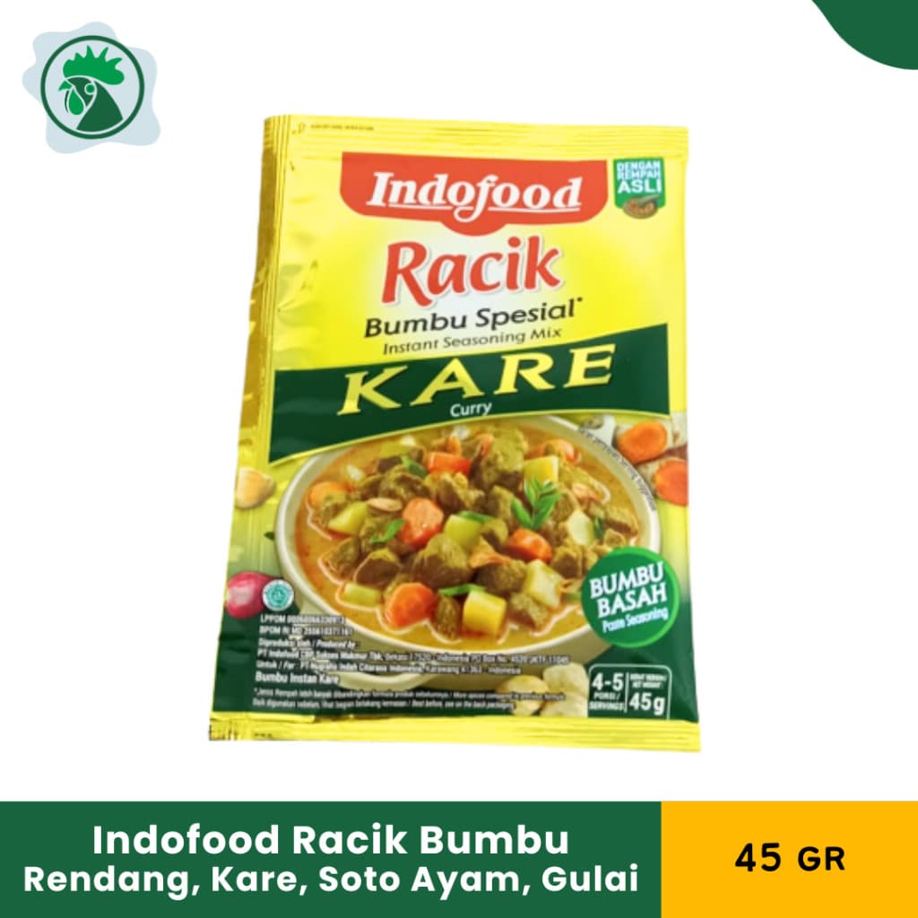 Bumbu Racik Basah Spesial 50gr | Rendang Gulai Kare Soto Ayam dan Lainnya | Indofood - foto 3