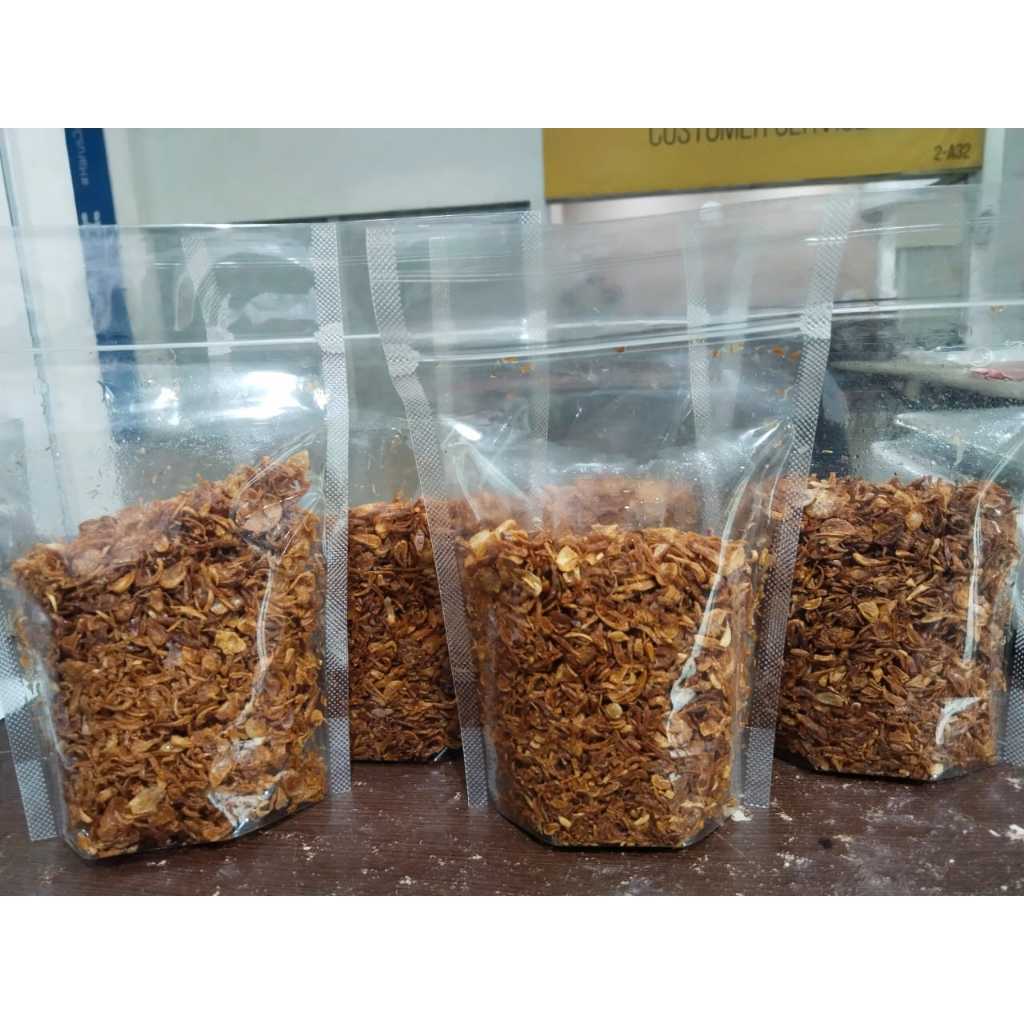 Bawang Merah Goreng Asli Tanpa Tepung Non MSG Bawang Goreng wangi Renyah - foto 3