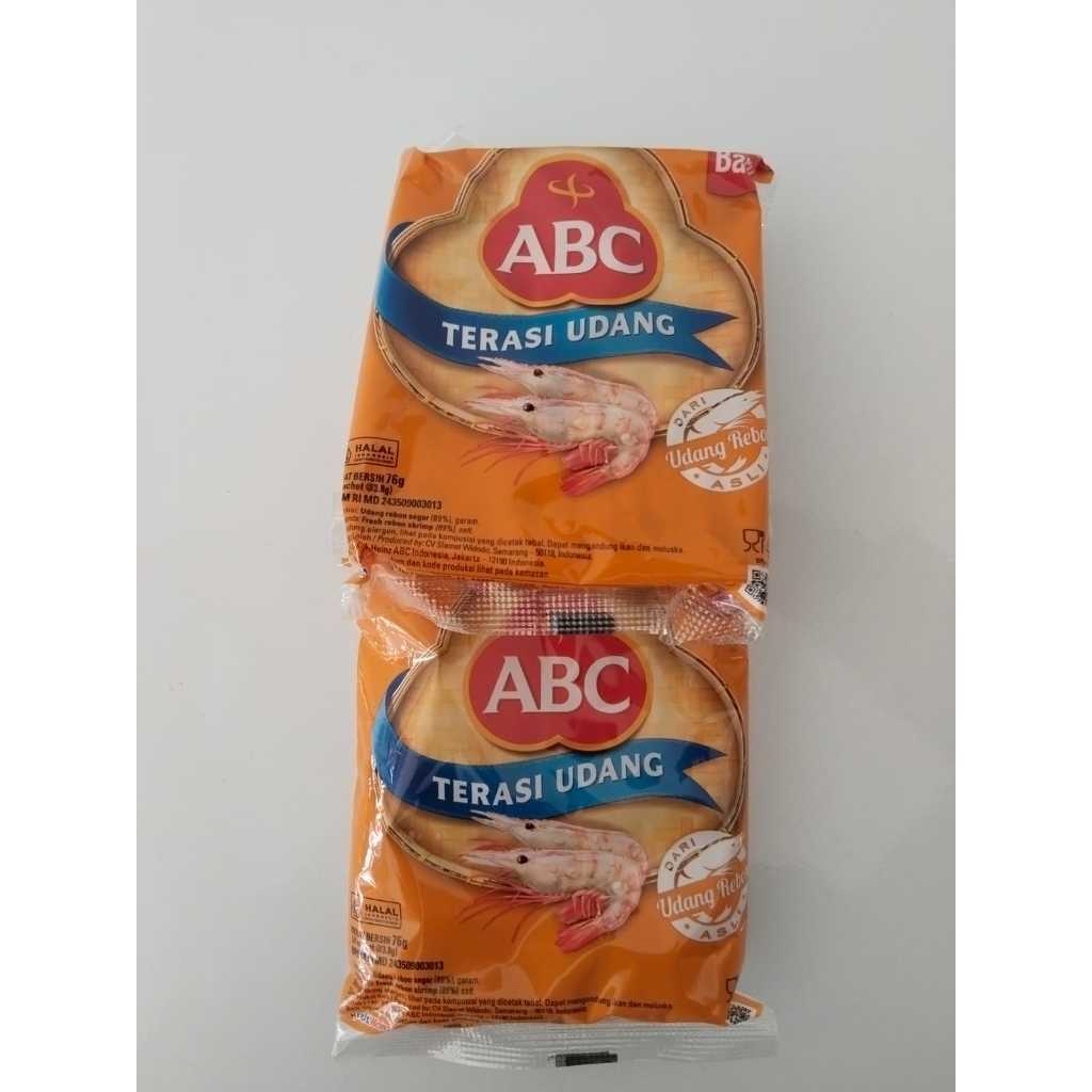 ABC Terasi Udang Kemasan 76gr Isi 20 Pcs - foto 3