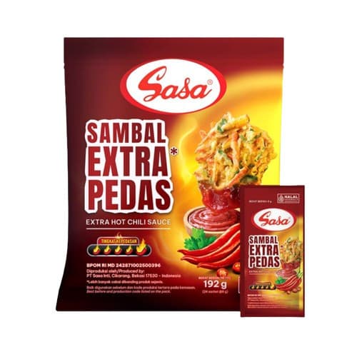 Sasa Saus Sachet - Sambal Pedas dan Extra Pedas